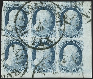 Sale 1144, Lot 53, 1c 1851-56 Issue, Type IV (Scott 9)