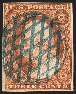 Sale 1144, Lot 67, 3c 1851-56 Issue, Orange Brown (Scott 10-10A)