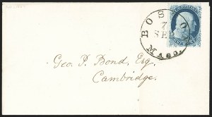 Sale 1144, Lot 7, 1c 1851-56 Issue, Types Ia-II (Scott 5A-7)