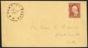 Sale 1144, Lot 74, 3c 1851-56 Issue, Orange Brown (Scott 10-10A)