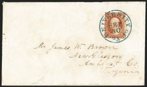 Sale 1144, Lot 82, 3c 1851-56 Issue, Orange Brown (Scott 10-10A)