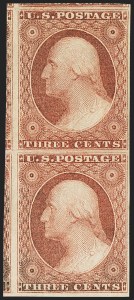 Sale 1144, Lot 83, 3c 1851-56 Issue, Dull Red & Shades (Scott 11-11A)