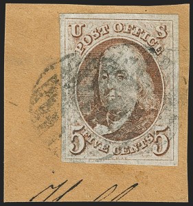 Sale 1145, Lot 305, New York Postmasters Provisional thru 1847 Issue