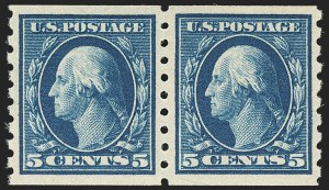 Sale 1145, Lot 458, Washington-Franklin and Later Issues