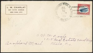 Sale 1147, Lot 62, End of First Air Mail Period