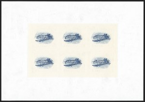 Sale 1147, Lot 63, Inverted Jenny Reprint and Non-Inverted Sheet