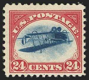 Sale 1147, Lot 9, Inverted Jenny Position 28