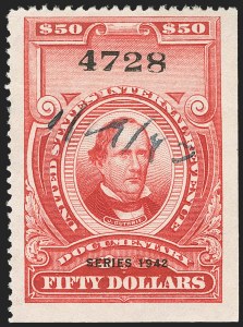 Sale 1149, Lot 238, Red Documentary Issues up to Series 1952