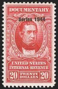 Sale 1149, Lot 243, Red Documentary Issues up to Series 1952