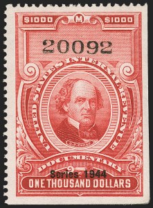 Sale 1149, Lot 246, Red Documentary Issues up to Series 1952