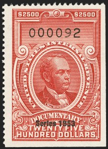 Sale 1149, Lot 261, Red Documentary Issues: Series 1953-1958, Balance