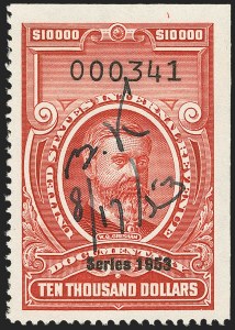 Sale 1149, Lot 263, Red Documentary Issues: Series 1953-1958, Balance