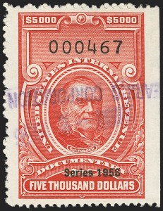 Sale 1149, Lot 272, Red Documentary Issues: Series 1953-1958, Balance