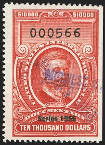 Sale 1149, Lot 273, Red Documentary Issues: Series 1953-1958, Balance
