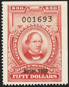 Sale 1149, Lot 278, Red Documentary Issues: Series 1953-1958, Balance