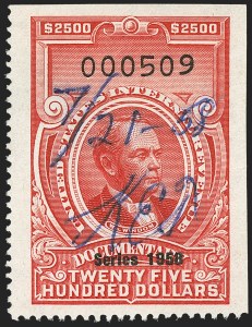 Sale 1149, Lot 282, Red Documentary Issues: Series 1953-1958, Balance
