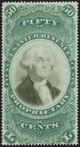 Sale 1149, Lot 287, Proprietary - Violet and Green Papers