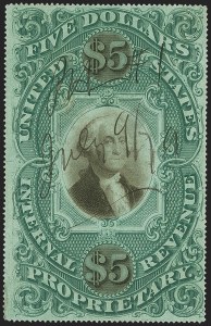 Sale 1149, Lot 293, Proprietary - Violet and Green Papers