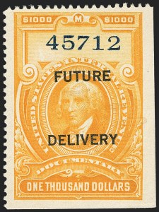 Sale 1149, Lot 308, Future Delivery
