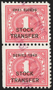 Sale 1149, Lot 313, Stock Transfer