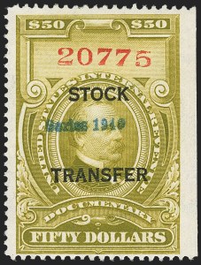 Sale 1149, Lot 318, Stock Transfer