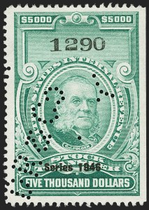 Sale 1149, Lot 366, Green Stock Transfer: 1945-1947 Ovpts.