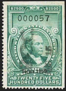 Sale 1149, Lot 382, Green Stock Transfer: 1948-1952 Ovpts.