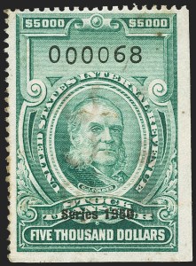 Sale 1149, Lot 383, Green Stock Transfer: 1948-1952 Ovpts.