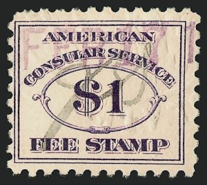 Sale 1149, Lot 412, Consular Service Fee, Customs Fee, Motor Vehicle, Boating