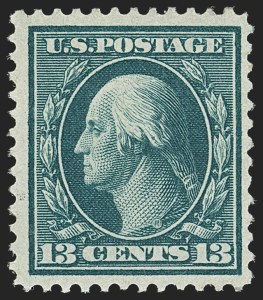 Sale 1150, Lot 1016, 1909 Bluish Paper Issue (Scott 357-366)