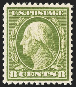 Sale 1150, Lot 1019, 1910-13 Washington-Franklin Issue (Scott 374-396)