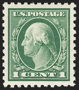 Sale 1150, Lot 1048, 1912-14 Washington-Franklin Issue (Scott 405-459)