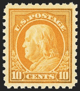 Sale 1150, Lot 1053, 1912-14 Washington-Franklin Issue (Scott 405-459)