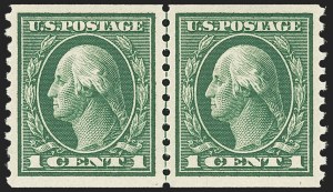 Sale 1150, Lot 1054, 1912-14 Washington-Franklin Issue (Scott 405-459)