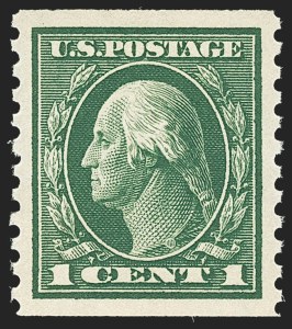 Sale 1150, Lot 1055, 1912-14 Washington-Franklin Issue (Scott 405-459)