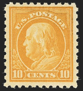 Sale 1150, Lot 1069, 1916-17 Issues (Scott 462-480), 10c Orange Yellow (472) Sale 1150, Lot 1069, 1916-17 Issues (Scott 462-480)