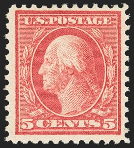 Sale 1150, Lot 1079, 1917-20 Issues (Scott 485-550), 5c Rose, Error (505) Sale 1150, Lot 1079, 1917-20 Issues (Scott 485-550)