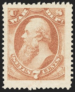 Sale 1150, Lot 1210, Officials: Treasury thru War