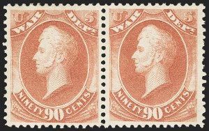 Sale 1150, Lot 1216A, Officials: Treasury thru War