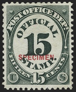 Sale 1150, Lot 1229, Officials: Special Printings