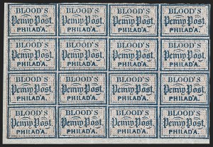 Sale 1150, Lot 1313, Local Posts and Independent Mails: American Letter thru Penny Express Co.