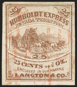 Sale 1150, Lot 1322, Local Posts and Independent Mails: American Letter thru Penny Express Co.