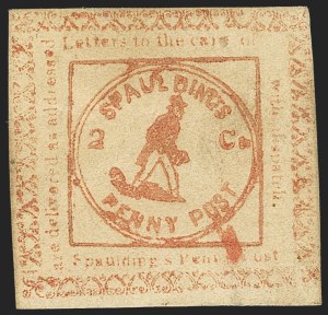 Sale 1150, Lot 1328, Local Posts and Independent Mails: Spaulding`s thru Wyman
