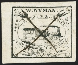 Sale 1150, Lot 1335, Local Posts and Independent Mails: Spaulding`s thru Wyman