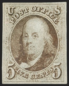 Sale 1150, Lot 511, 1847 Issue (Scott 1-2)