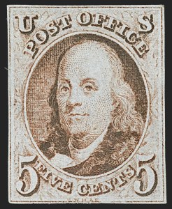 Sale 1150, Lot 513, 1847 Issue (Scott 1-2)
