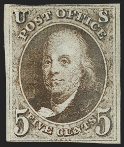 Sale 1150, Lot 514, 1847 Issue (Scott 1-2)