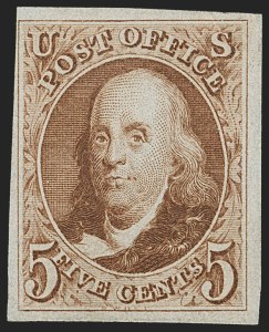 Sale 1150, Lot 530, 1875 Reproduction of 1847 Issue (Scott 3-4)