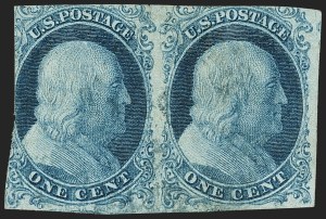Sale 1150, Lot 536, 1c 1851-56 Issue (Scott 5-9)