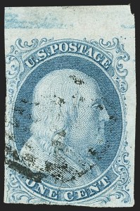 Sale 1150, Lot 537, 1c 1851-56 Issue (Scott 5-9)